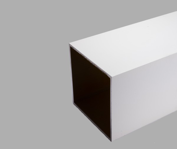 alumínium zártszelvény, 100x100 (fehér)