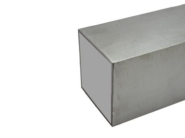 alumínium zártszelvény, 100x100 (natúr)